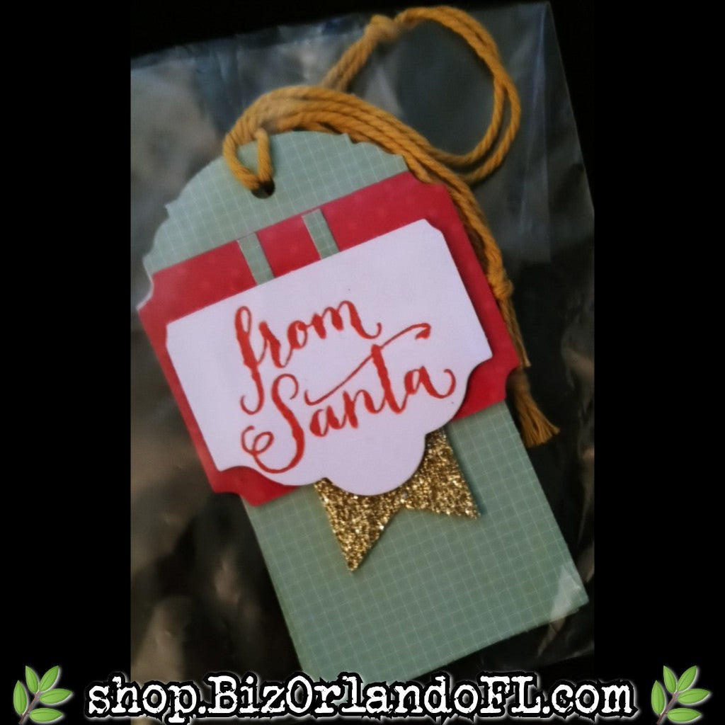 HOLIDAY: Handcrafted & Embellished Gift Tag Sets of 3 by Kathryn McHenry