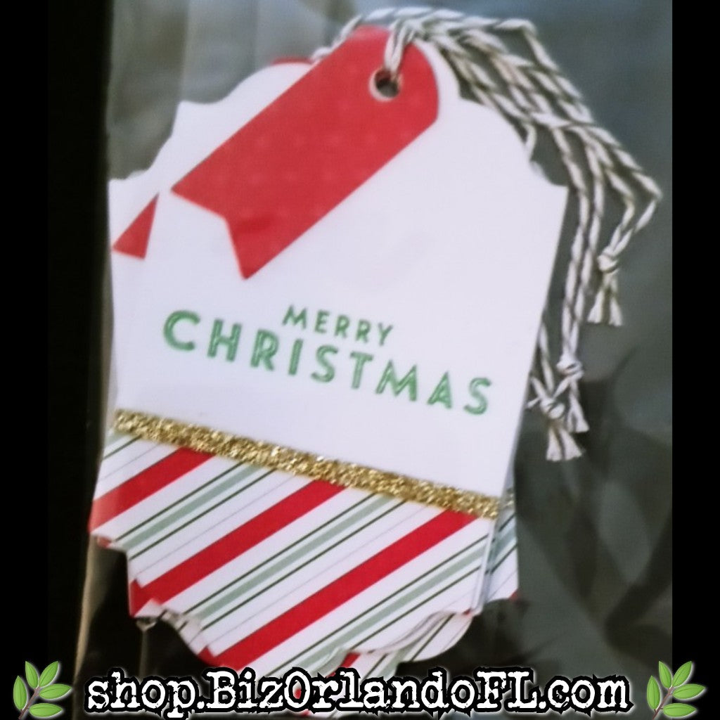 HOLIDAY: Handcrafted & Embellished Gift Tag Sets of 3 by Kathryn McHenry