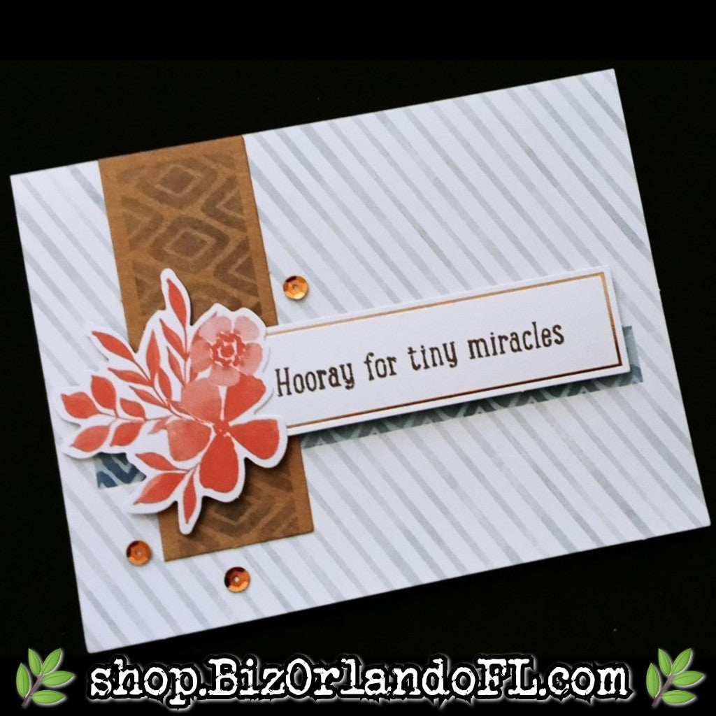 ALL OCCASION: Hooray For Tiny Miracles Handcrafted Greeting Card by Kathryn McHenry