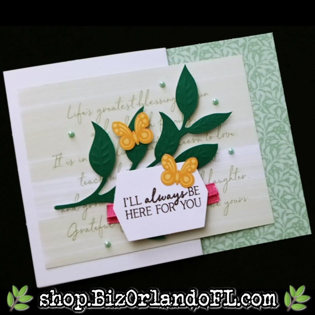 ENCOURAGEMENT: I'll Always Be Here For You Handcrafted Greeting Card by Kathryn McHenry