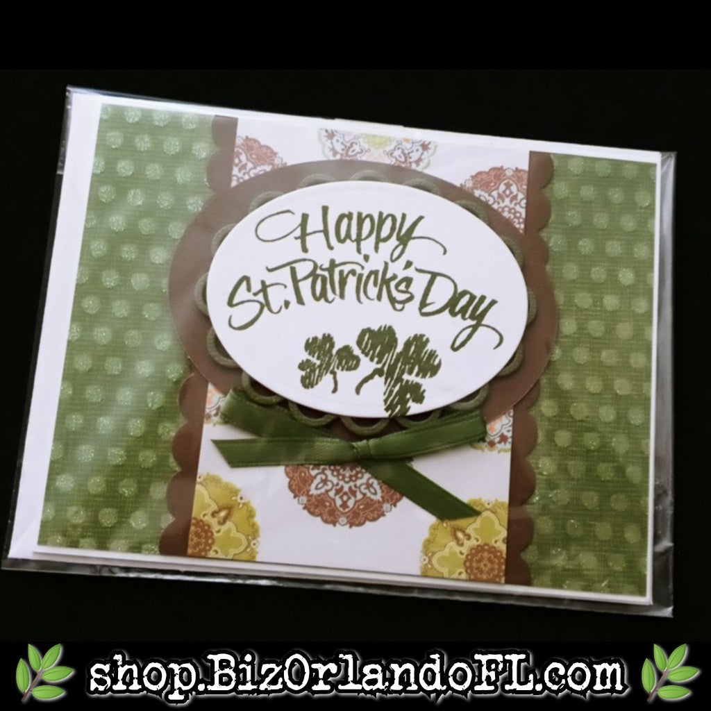 ST. PATRICK'S DAY: Handmade Greeting Card by Local Artist