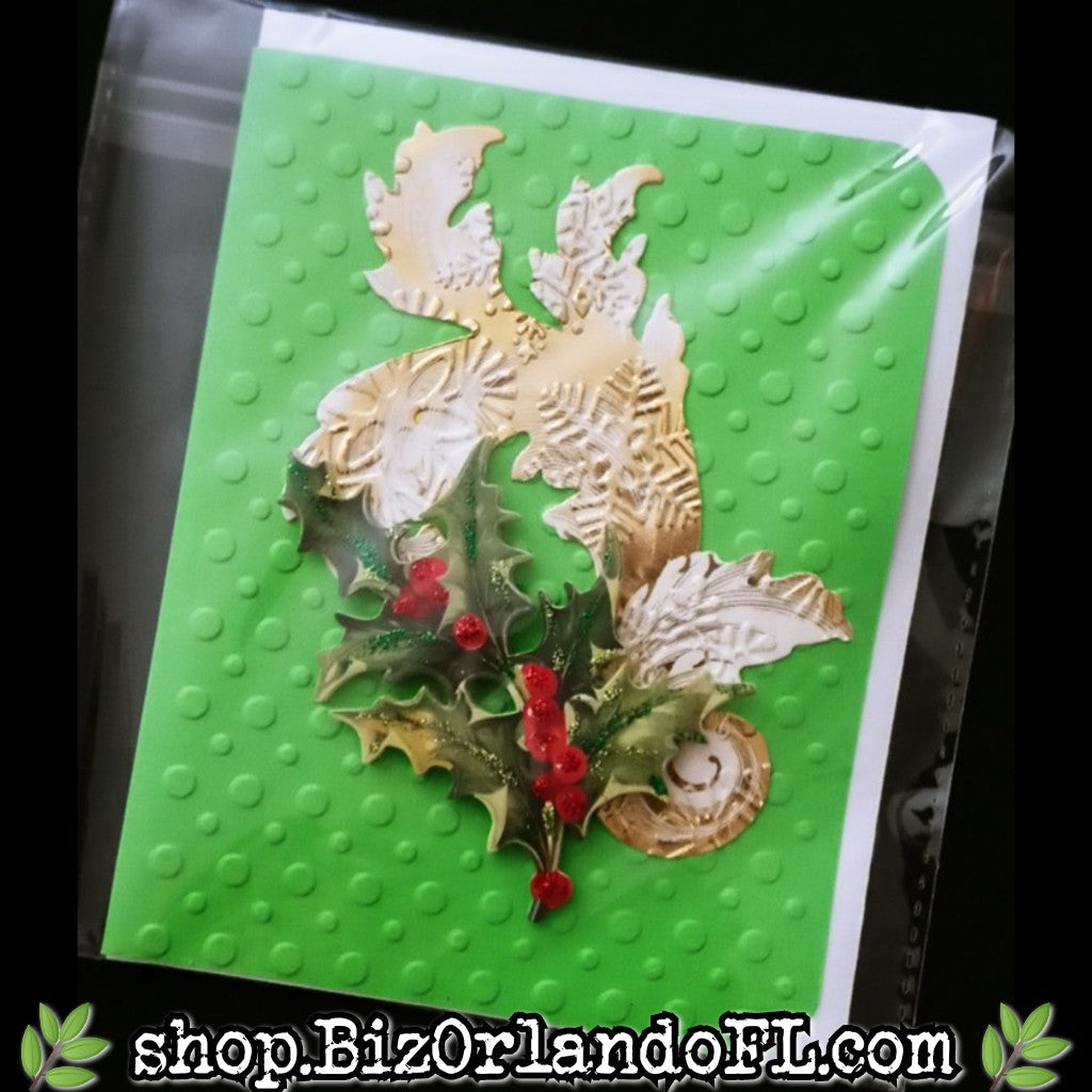 HOLIDAY: Handcrafted Greeting Card by Local Artisan