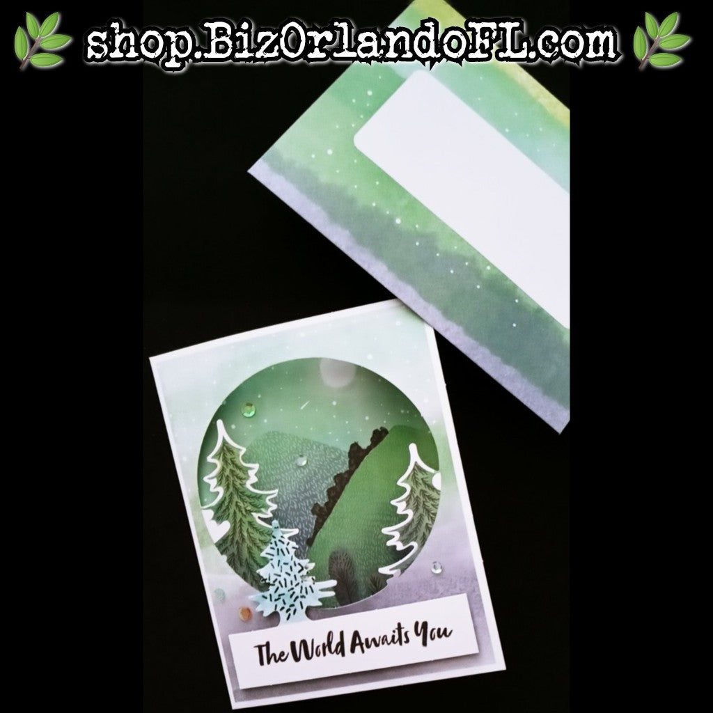 ALL OCCASION: The World Awaits You Handcrafted Greeting Card by Kathryn McHenry