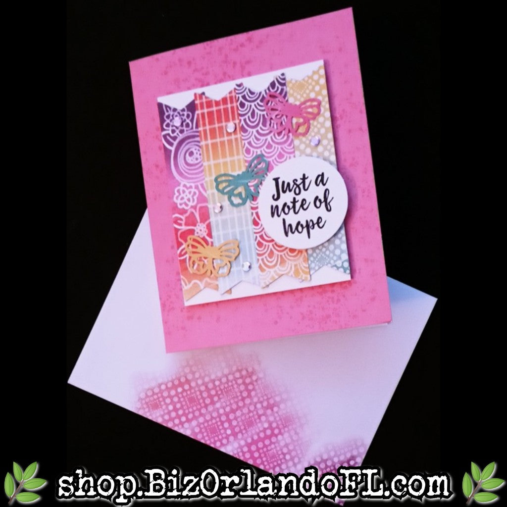 ENCOURAGEMENT: Handcrafted Hope Box Greeting Card by Kathryn McHenry