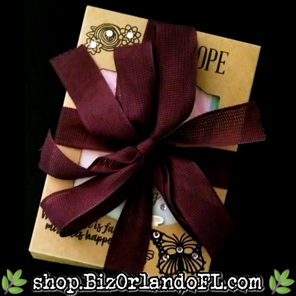 ENCOURAGEMENT: Handcrafted Greeting Cards Set of 3 in Decorative Gift Box by Kathryn McHenry