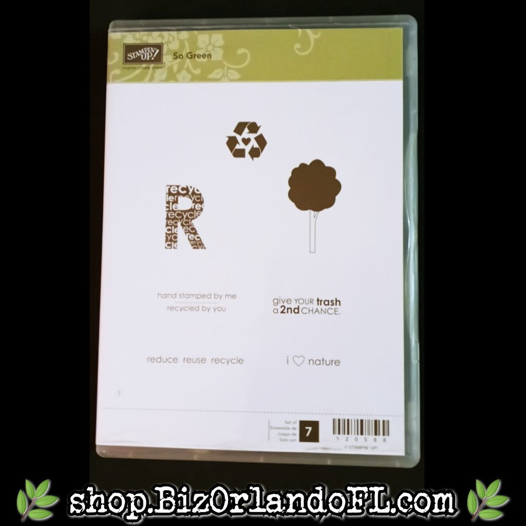 ARTS AND CRAFT SUPPLIES: Go Green Stamp Set (Stampin' Up!)