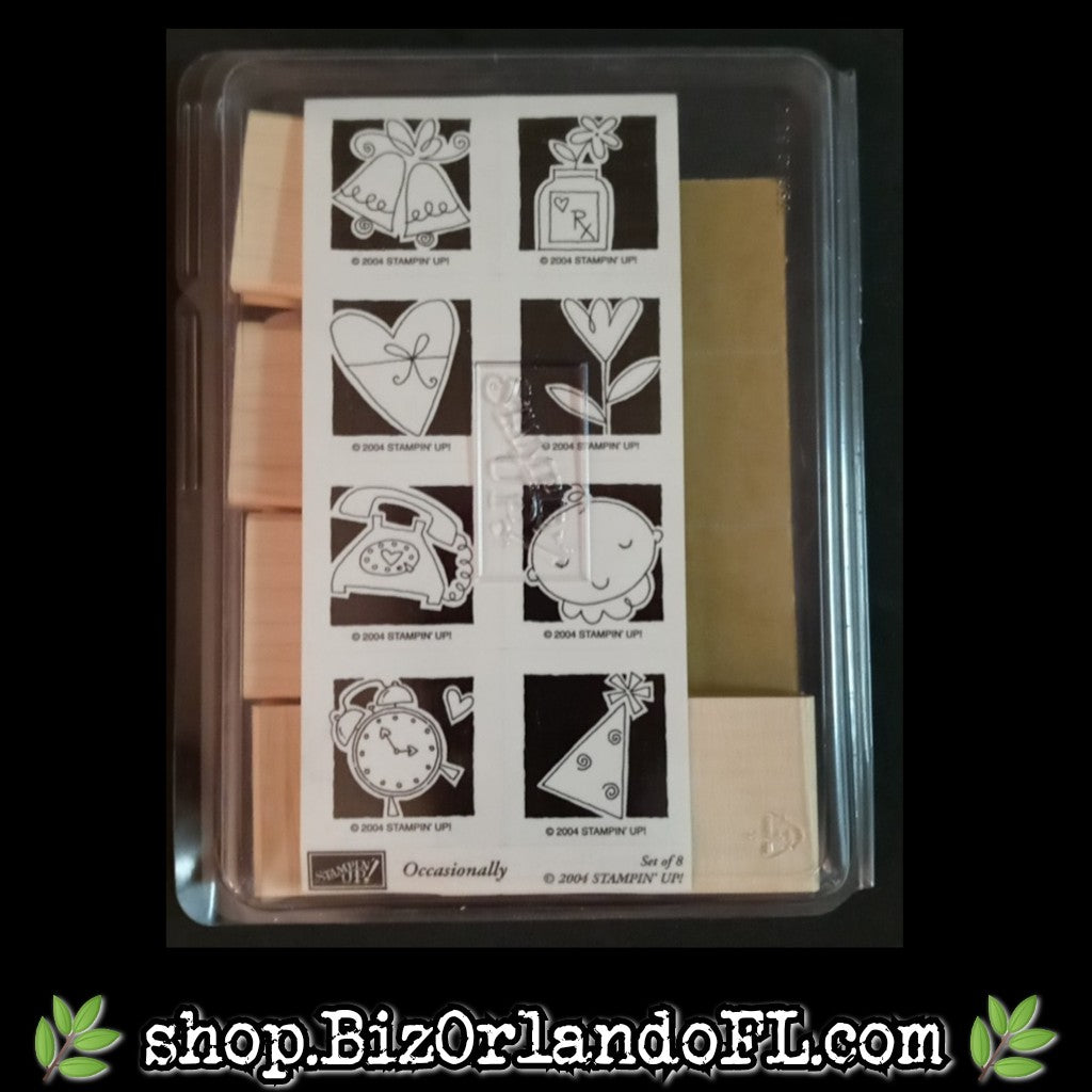 STAMPS: Occasionally Holiday Wooden Stamp Set (Stampin' Up!) *