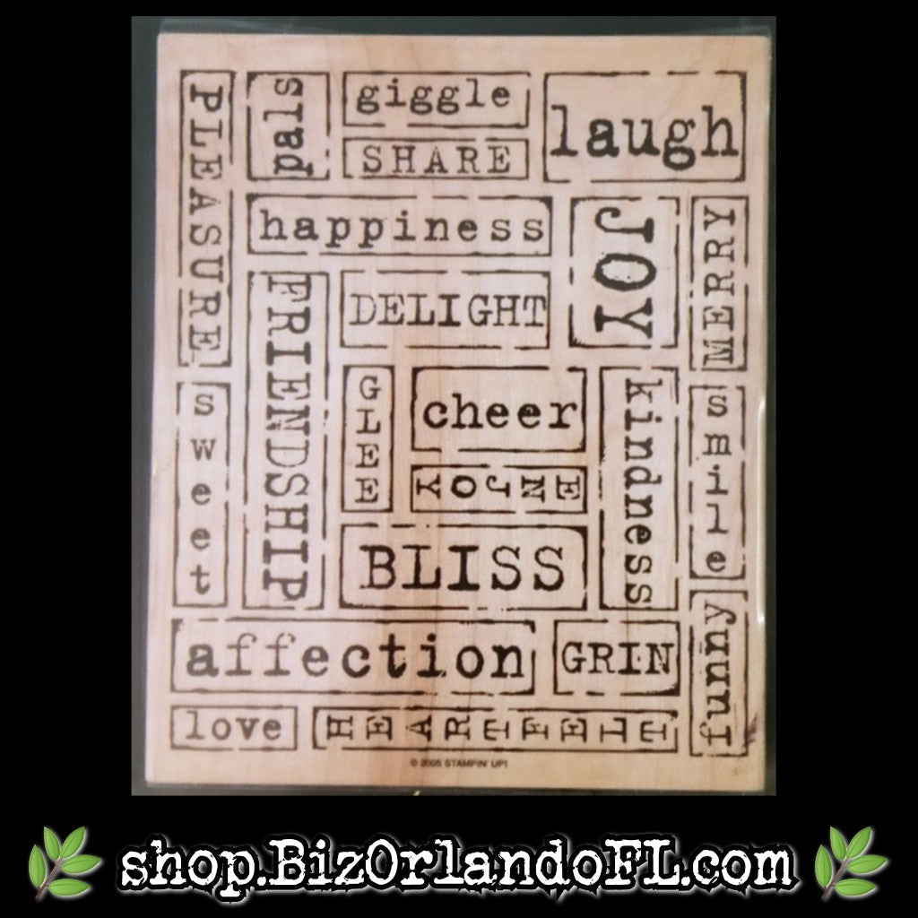 STAMPS: Word By Word Wooden Stamp Set (Stampin' Up!) *
