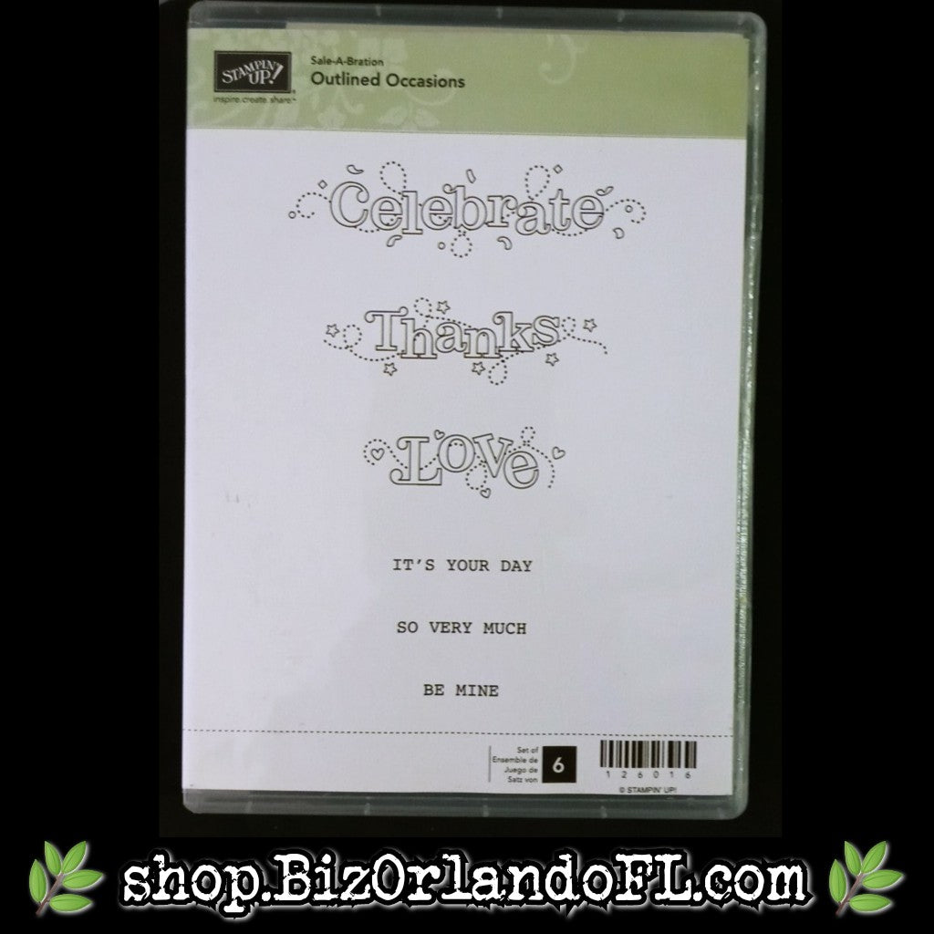 STAMPS: Outlined Occasions All-Occasion Stamp Set (Stampin' Up!) *