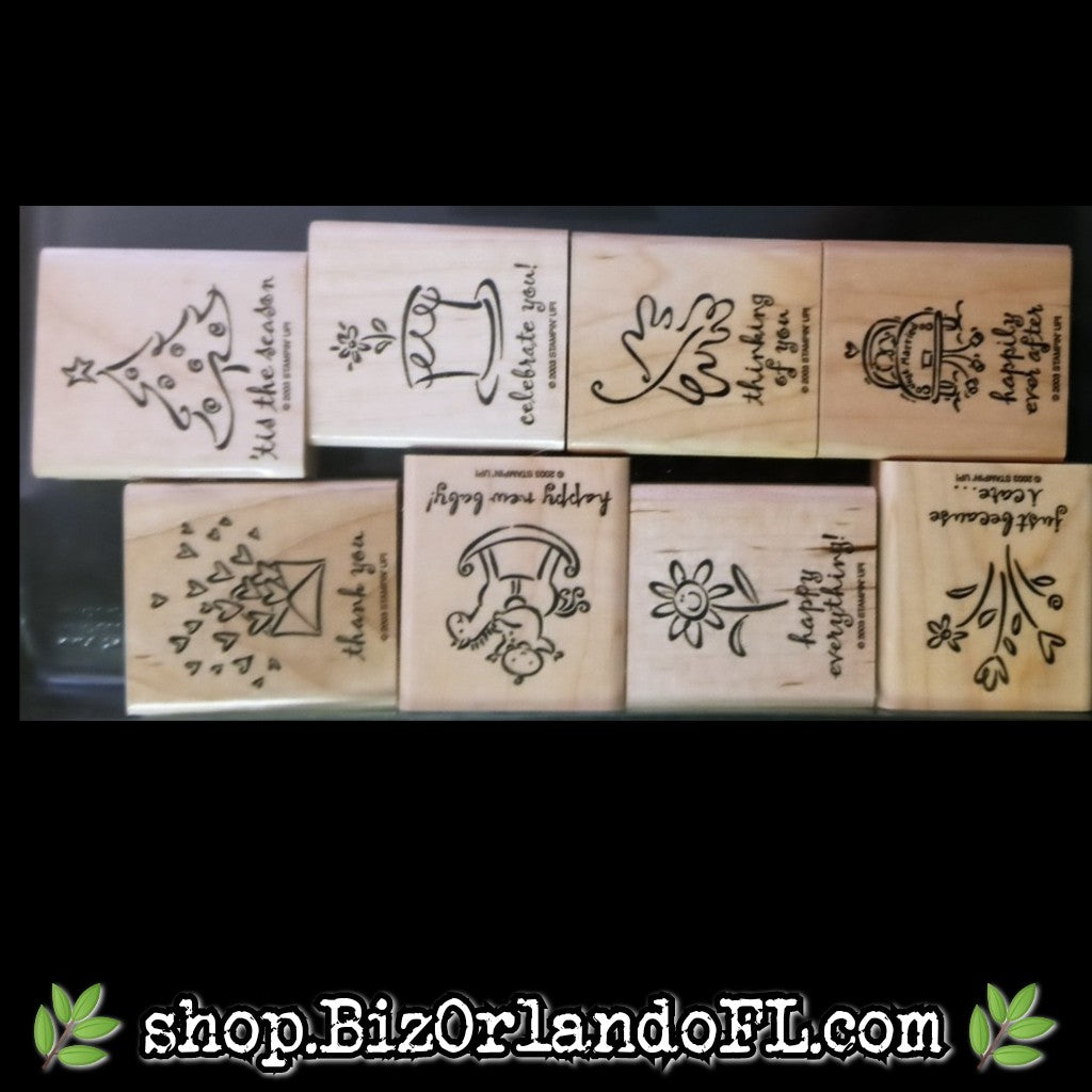 STAMPS: Greetings Galore All-Occasion Wooden Stamp Set (Stampin' Up!) *
