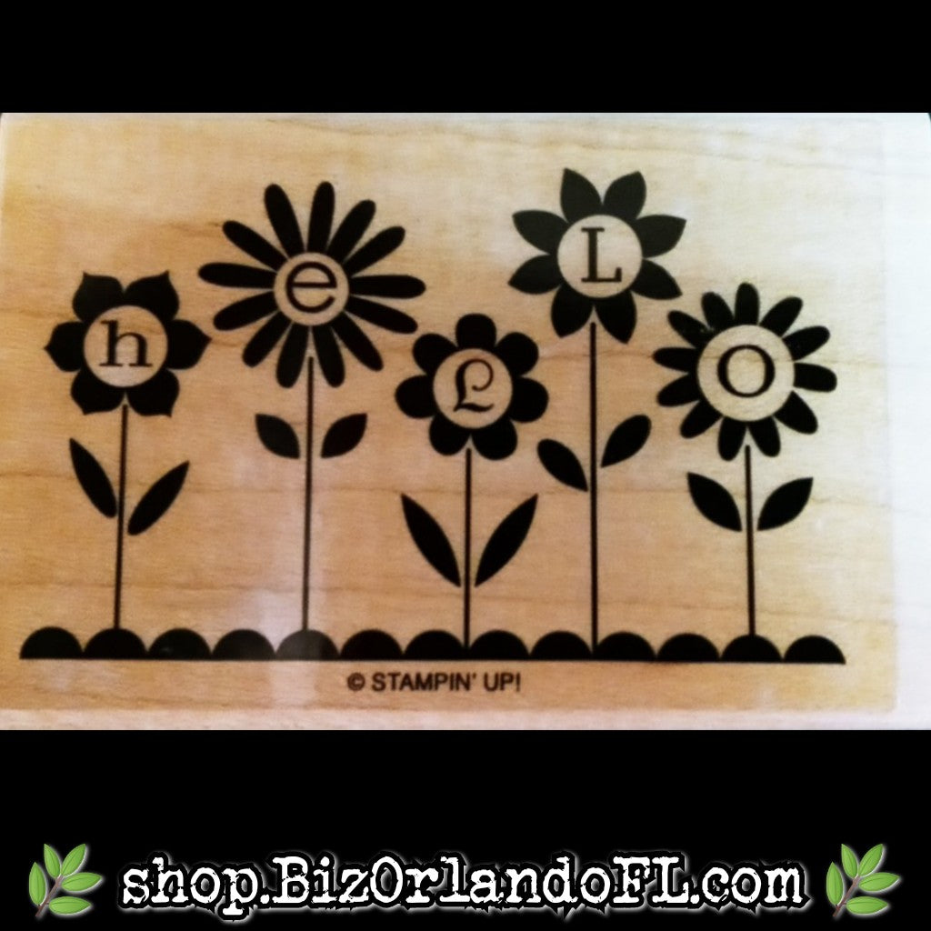 STAMPS: Hello Blossoms Wooden Stamp Set (Stampin' Up!) *