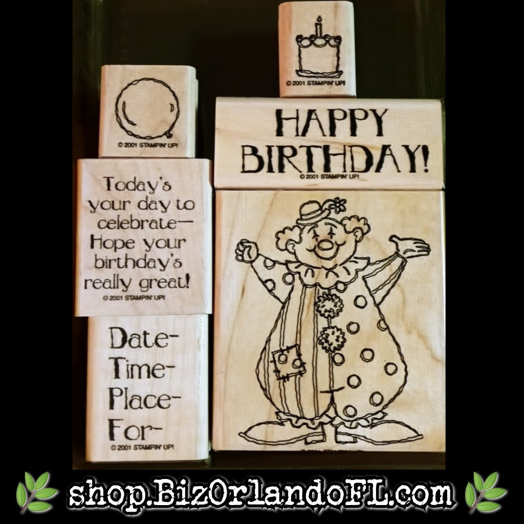 STAMPS: Party Time Wooden Stamp Set (Stampin' Up!) *