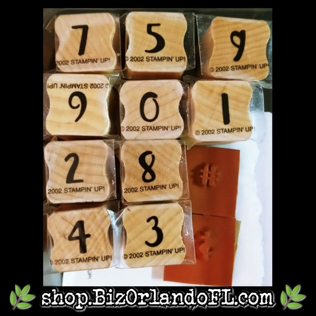STAMPS: All-Around Alphabet Numbers Wooden Stamp Set (Stampin' Up!) *