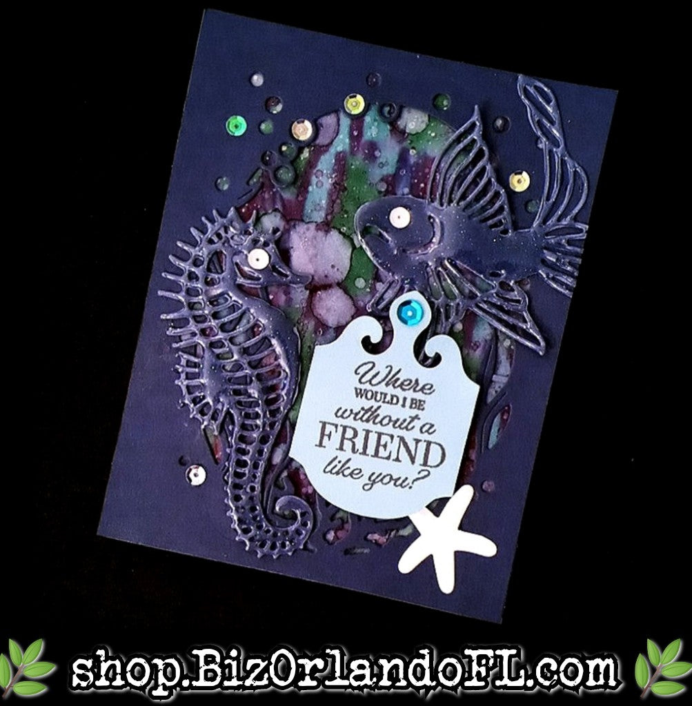 ENCOURAGEMENT: Where Would I Be Without A Friend Like You? Handcrafted Greeting Card By Kathryn McHenry