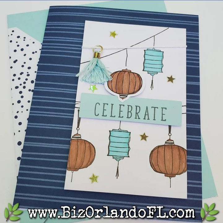 BIRTHDAY: Celebrate Handcrafted Greeting Card by Kathryn McHenry