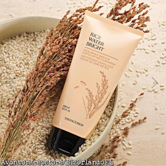 AVON: The Face Shop Rice Water Bright Gentle Exfoliating Cleanser