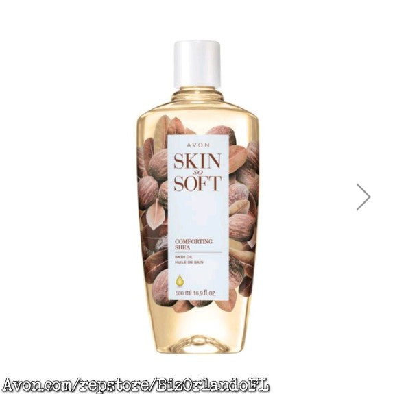 AVON: Skin So Soft Comforting Shea Butter Bath Oil