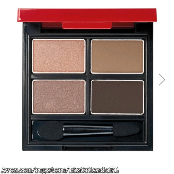 AVON: fmg Glimmer Multi Eyeshadow Quad - Darling