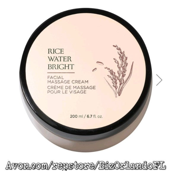 AVON: The Face Shop Rice Water Bright Facial Massage Cream