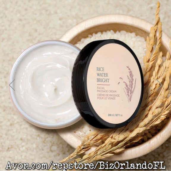 AVON: The Face Shop Rice Water Bright Facial Massage Cream
